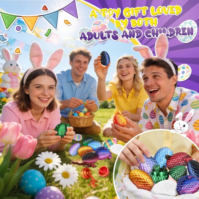 Thumbnail 4 de Impossmaker Dragon Eggs 12PCS 3D Printed Set