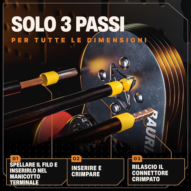 Thumbnail 2 de BAURIX PERSEUS Pinza crimpatrice 0,25–10 mm²