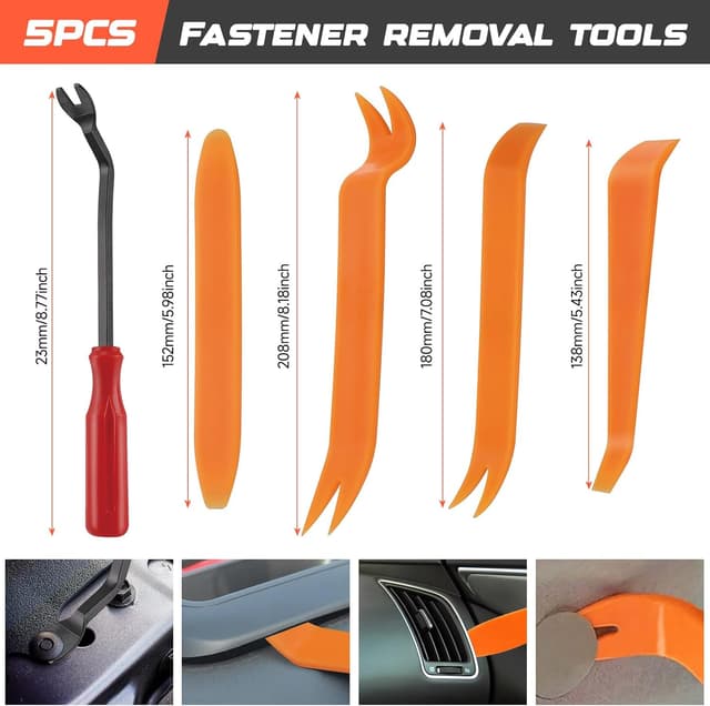 Thumbnail 2 de Preciva 155 pièces clips fixation voiture 6 types