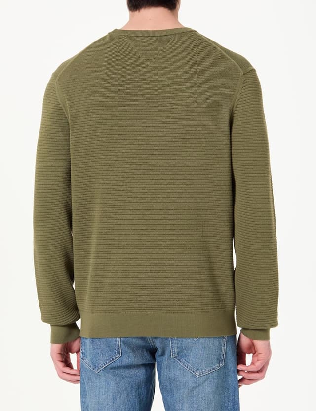 Detalle de Tommy Hilfiger Seasonal Structure Crew Neck MW0MW42799 maglione da uomo (confezione singola)