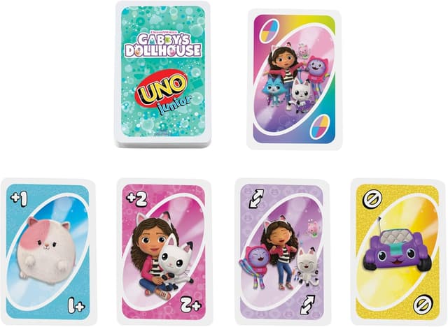 Thumbnail 4 de UNO Junior Gabby, jeu de cartes 3 ans