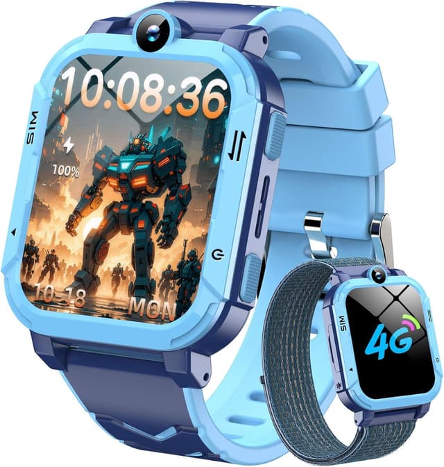 Detalle de Blackview Smartwatch per bambini GPS+LBS+Wi‑Fi con SOS e videochiamate 4G