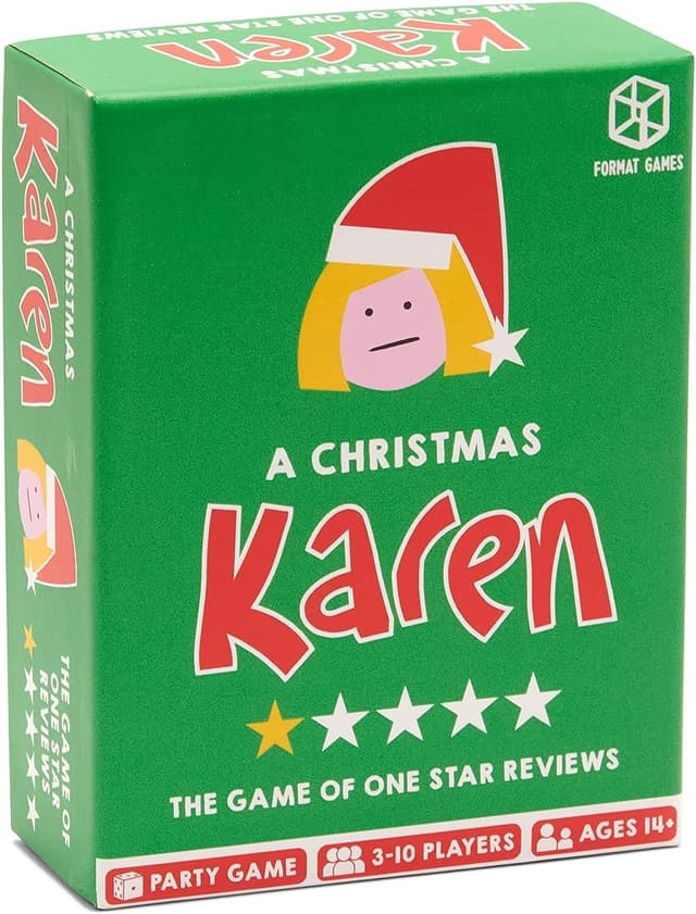 Detalle de Format Games Christmas Karen bluffing party board game (ages 14+, 3–10 players)