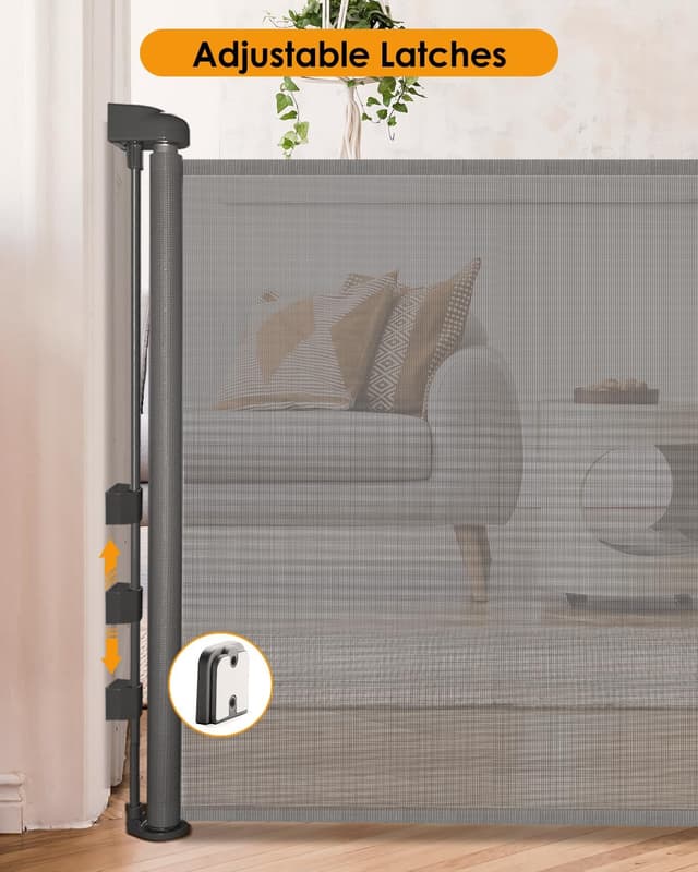 Thumbnail 4 de derimkcoa Retractable Stair Gate 86cm tall