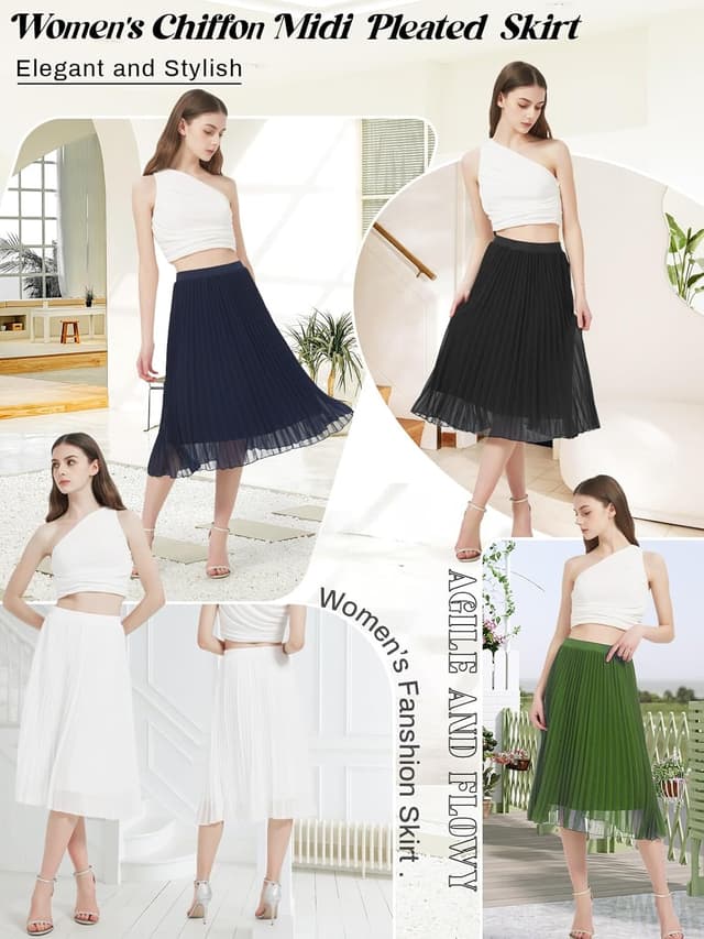 Detalle 1 de Kefiyis Jupe longue plissée S