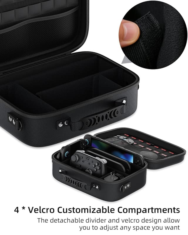 Detalle 2 de Mozuper Switch 2 Case 16‑game storage