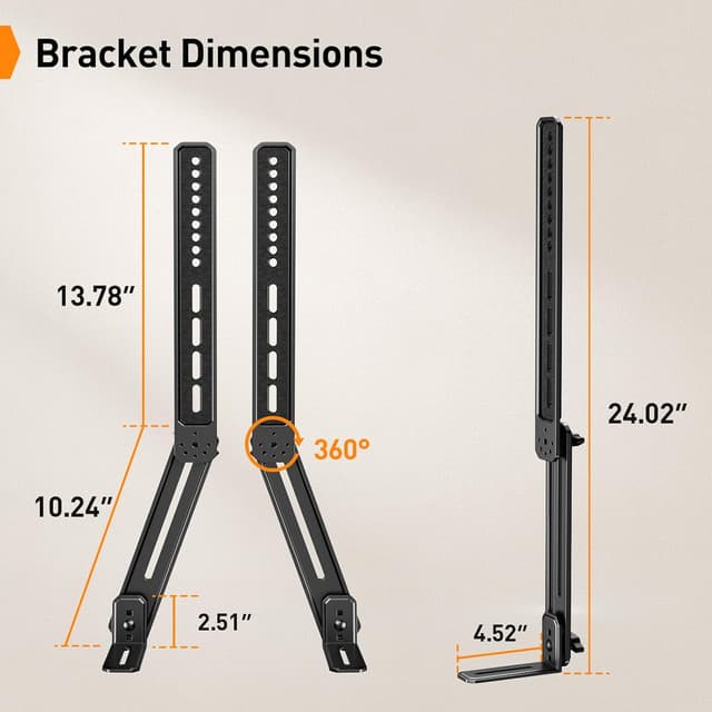 Detalle 2 de Perlegear Soundbar Mount 15 lbs