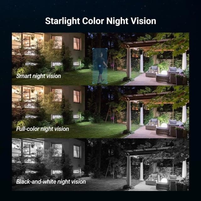 Detalle 2 de EZVIZ H8c Cámara de seguridad 2K para exteriores