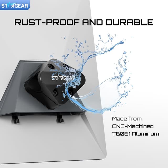 Detalle 2 de STARGEAR Starlink Mini Mount (Anti-Theft Tube Clamp) for Round Rails 7/8 in, 1 in, and 1.25 in