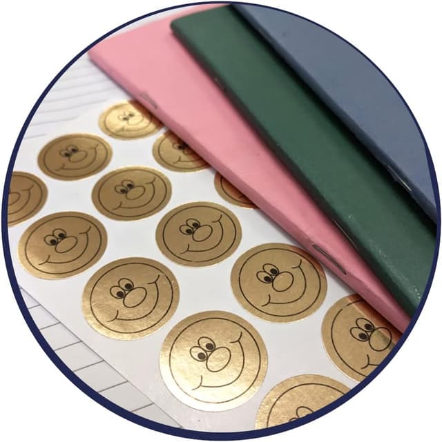 Detalle de Sticker Solutions lot de 180 autocollants doré/argenté/bronze (25 mm)