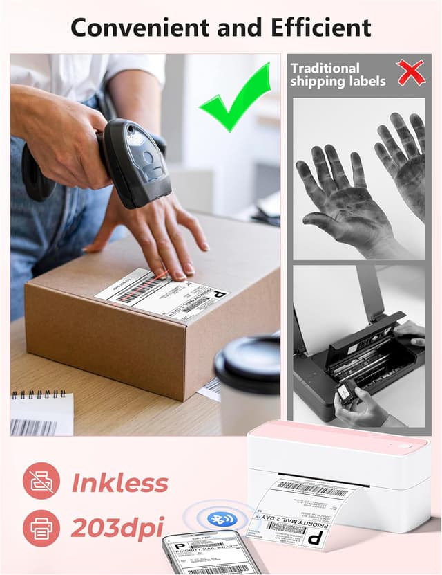 Thumbnail 3 de Phomemo 241BT 4x6 Bluetooth Label Printer