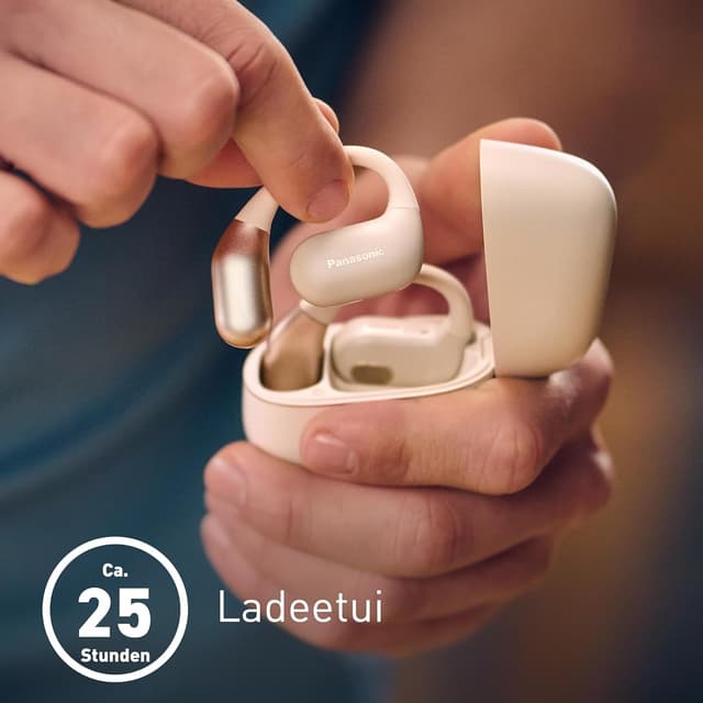 Detalle de Panasonic RB‑F10DE Open‑Ear Kopfhörer, 25 Std. Wiedergabe