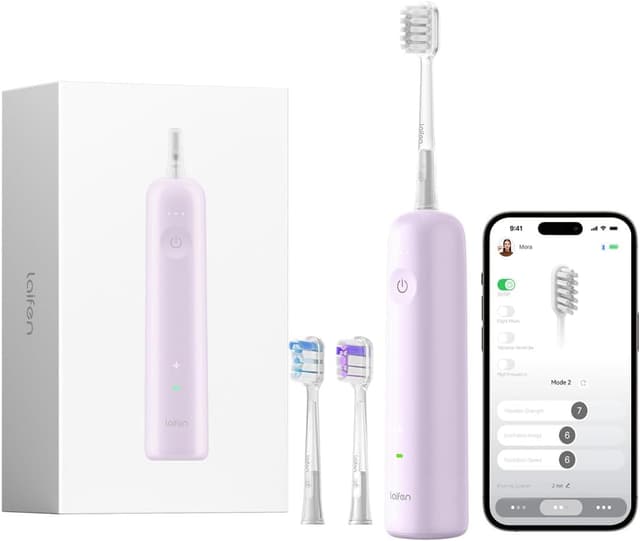 Thumbnail 6 de Laifen Wave elektrische Zahnbürste mit Oszillation & Vibration, magnetisch wiederaufladbar (IPX7) und 3 Bürstenköpfen – ABS Rosa