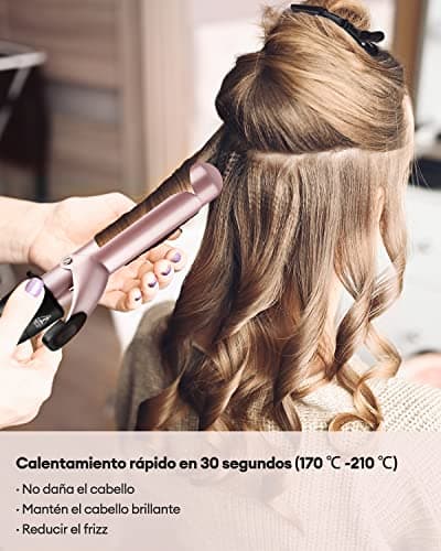 Detalle 2 de CkeyiN Rizador Profesional 4 en 1 con Barriles Cerámica 💇♀