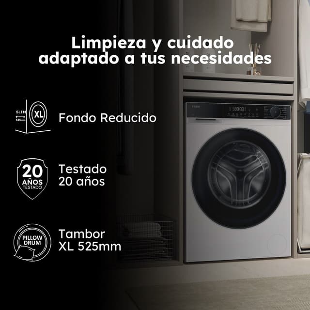 Thumbnail 4 de Haier HWD80BP14357TUIB 8 kg, 1.400 rpm