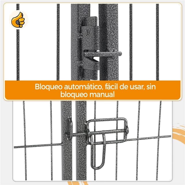 Thumbnail 2 de Yaheetech 8 Parque para Perro 80x60cm Vallas para Mascota