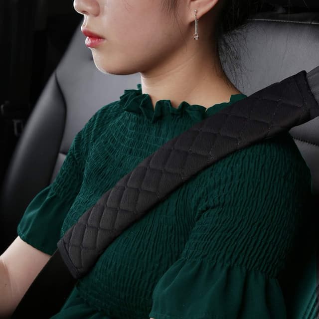 Detalle de URAQT Protezione Comfort per cintura di sicurezza con cuscino per spalla (1 paio)