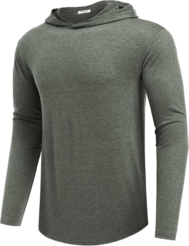 Detalle de PINSPARK Lightweight Pullover Hoodie for Men (Long Sleeve Golf, Gym & Workout)