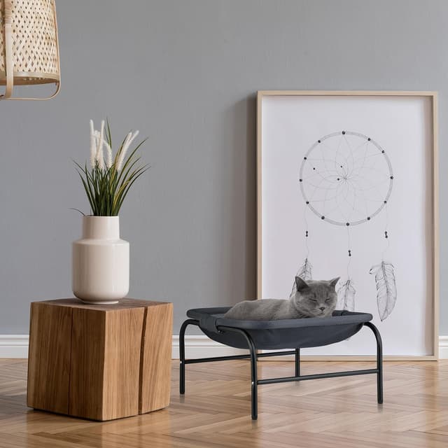 Detalle 2 de Relaxdays cuccia amaca per gatti 27x45x45