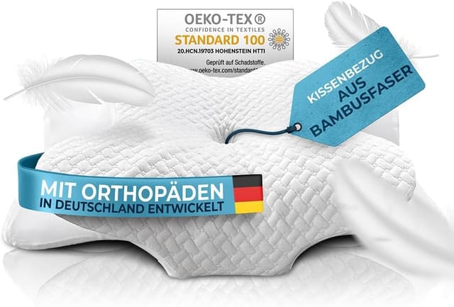 Thumbnail 6 de Glückstoff Orthopädisches Nackenkissen Memory Foam