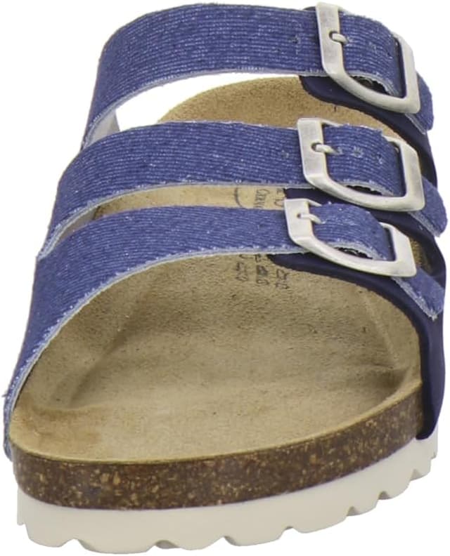 Detalle de AFS-Schuhe 2133 – Pantoufles de sport en cuir pour femme, avec boucle réglable