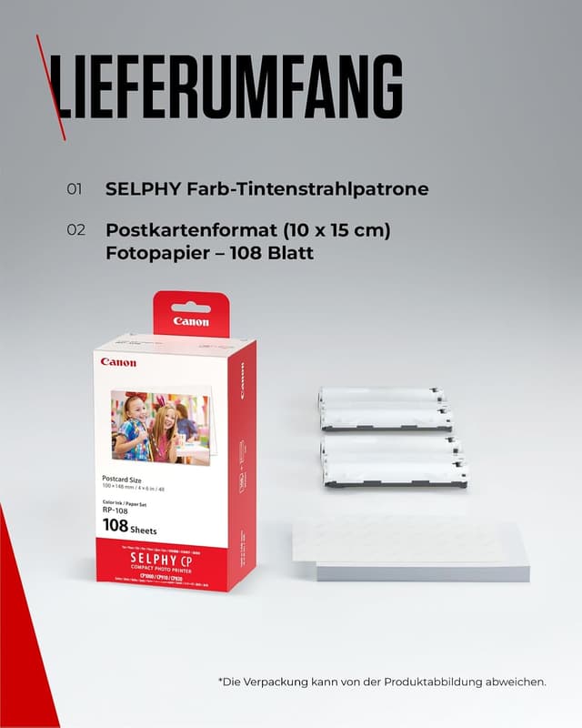 Thumbnail 6 de Canon SELPHY RP-108 für Fotodruck