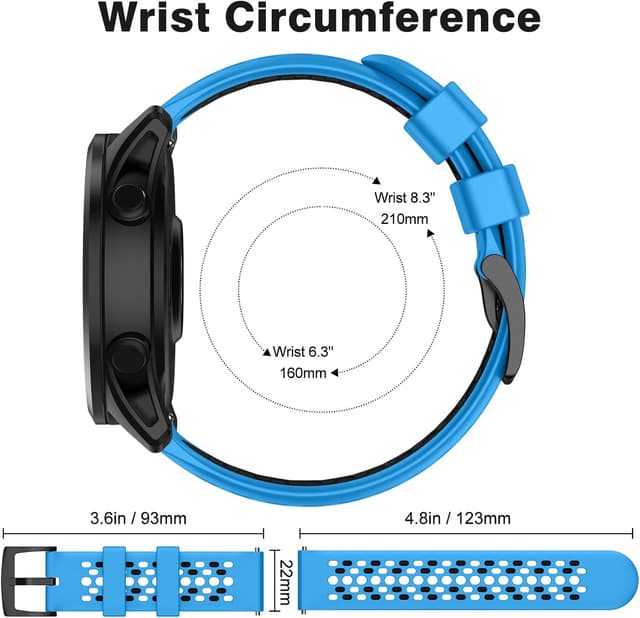 Detalle 2 de 22mm silicone watch strap for OVERSTEP