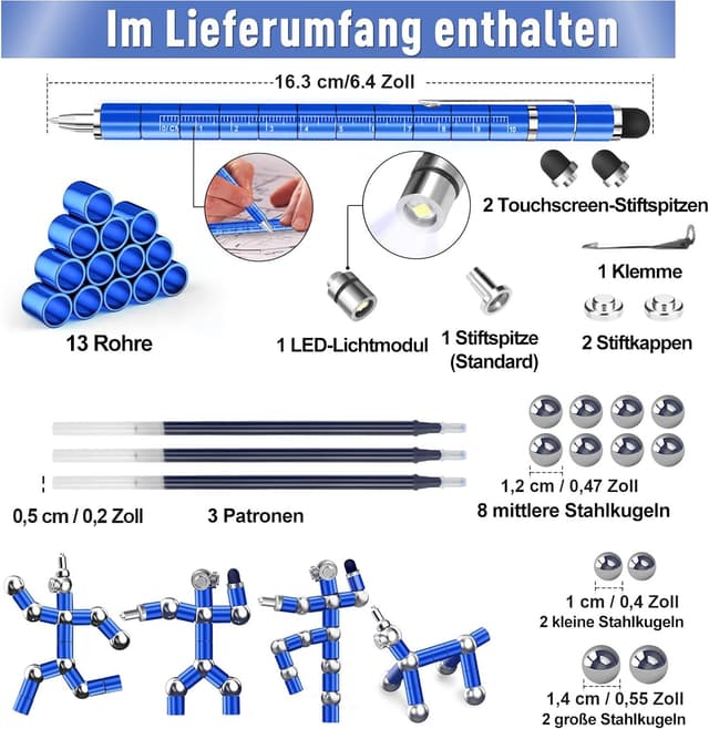 Detalle 2 de Hinshark Magnetstift Fidget Pen