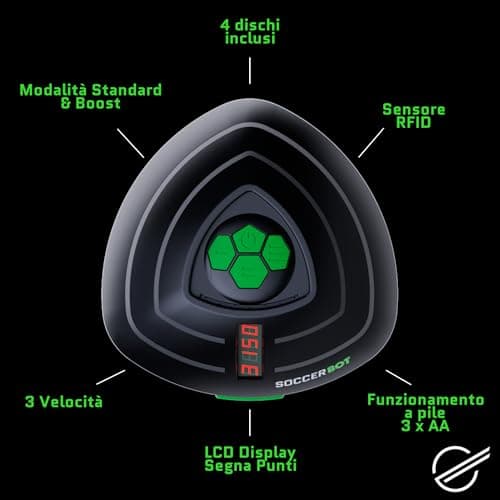 Detalle de Smart Ball Soccerbot (Smart Ball) entrenador personal de fútbol indoor con sensores y pantalla LCD