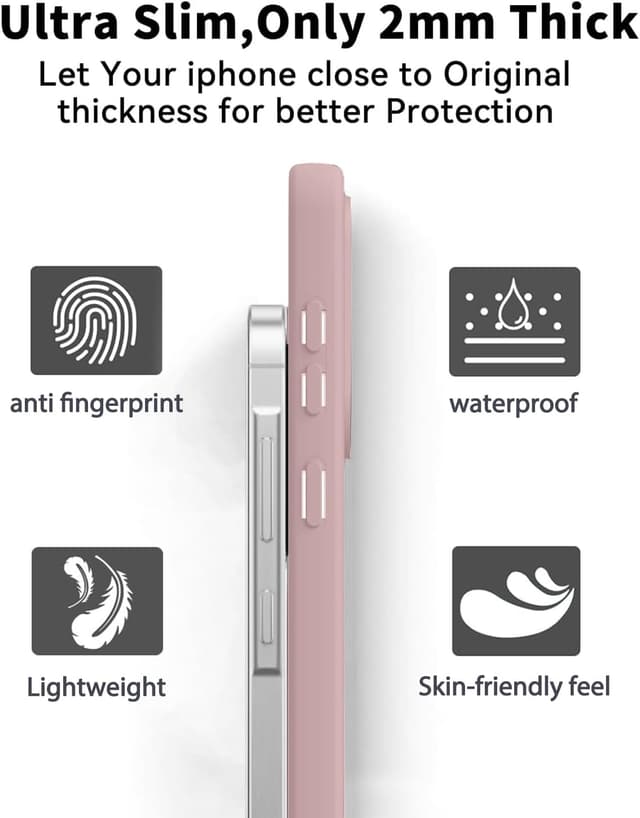 Detalle 2 de AoozeFon Hülle mit Band für Samsung Galaxy S25 FE 5G/4G (rosa) – abnehmbares Handyband mit Liquid-Silikon TPU Bumper