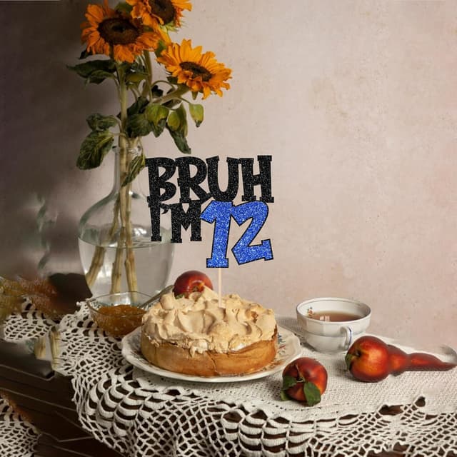 Thumbnail 5 de BRUH I'm 12 Cake Topper — Tortendeko 12 🎂