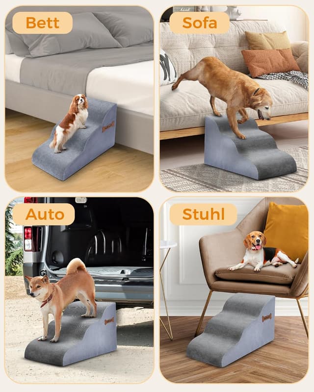 Thumbnail 5 de Marchepieds pour Chien 3 niveaux 32 x 60 x 30 cm