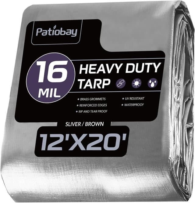 Imagen de Patiobay Tarp 12x20FT Heavy-duty tarp ⛺ en OfertitasTOP