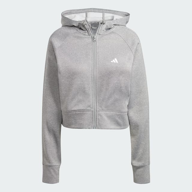 Imagen de Adidas Chaqueta con capucha AEROREADY Gris en OfertitasTOP