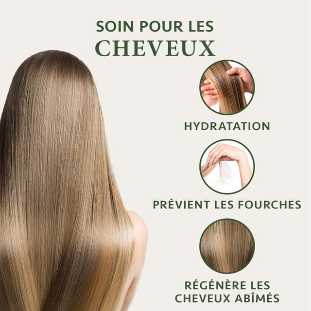 Detalle 2 de Satin Naturel Huile de Jojoba Bio 100ml – soin cheveux et peau