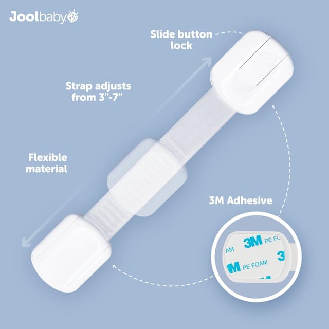 Detalle de Child safety strap locks, 8 pack