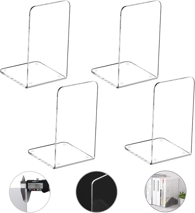 Detalle de MerryNine Acrylic Bookends Pair