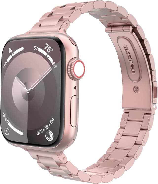 Detalle de MoKo correa delgada para Apple Watch 38–42mm Rosa