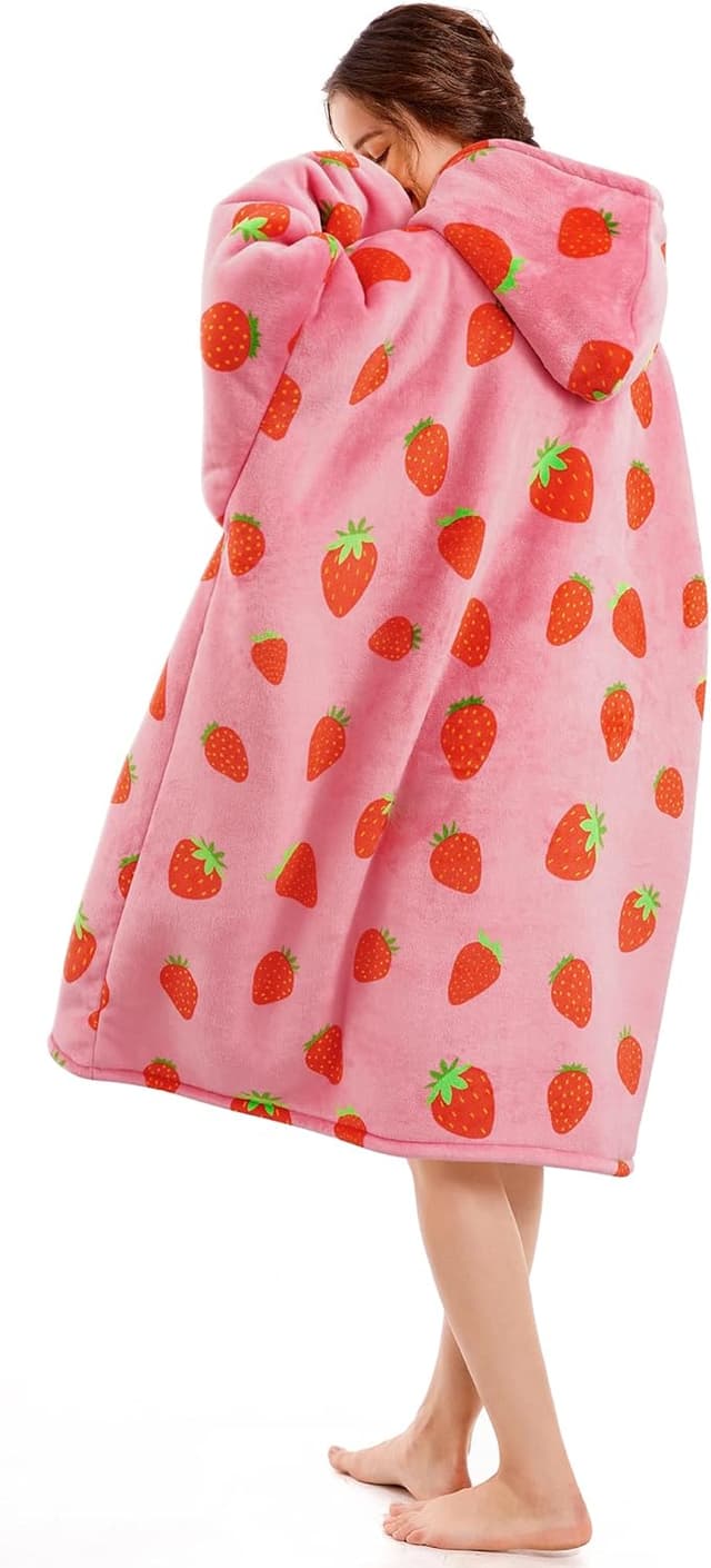 Detalle 2 de Narecte Cozy Oversized Blanket Hoodie wearable blanket