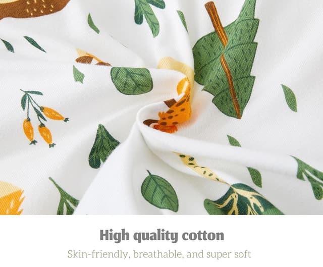 Detalle de Chilsuessy Baby Schlafsack mit Füßen 2,5 Tog (Wald Tiere) – Winter-Schlafstrampler, passend je nach Babygröße