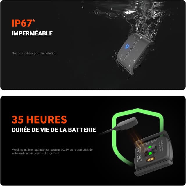 Thumbnail 5 de COOSPO HW9 Brassard cardio Bluetooth 5.0 📟