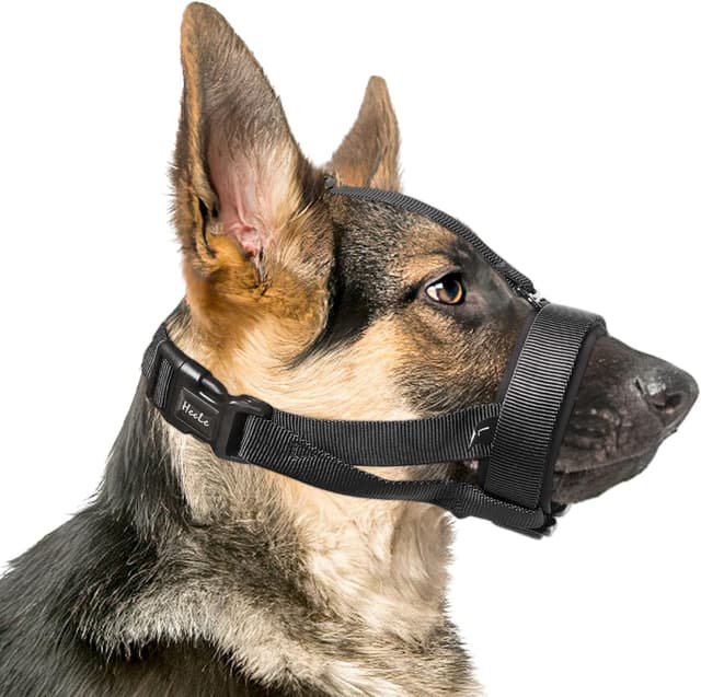 Detalle de HEELE Maulkorb für Hund S, weich gepolstert