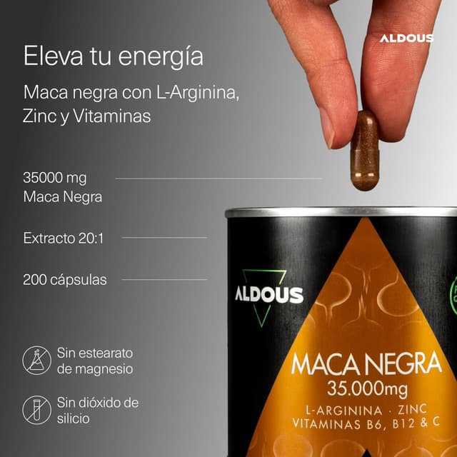 Thumbnail 1 de Aldous Maca Negra Peruana Complex 35000 mg