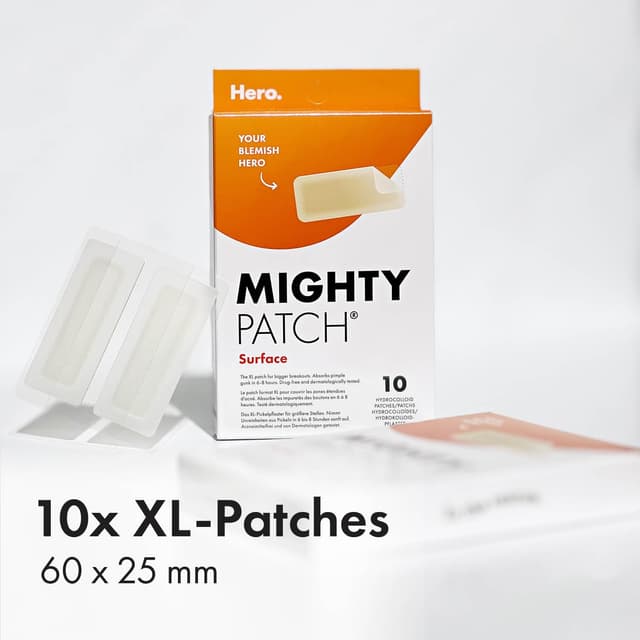 Detalle 2 de Hero Cosmetics Mighty Patch Surface 60×25 mm 🩹