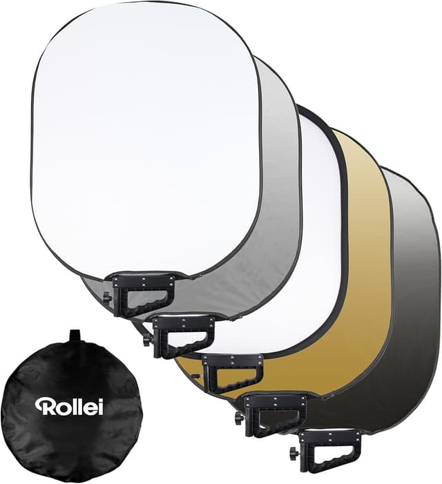 Imagen de Rollei 5‑in‑1 Reflektor 72×90 cm für Porträtfotografie en OfertitasTOP