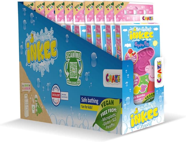 Thumbnail 6 de INKEE 10 Mini Packs Peppa Pig bombas