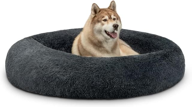 Detalle de lionto Cama Tipo Donut cama perros Ø 120 cm