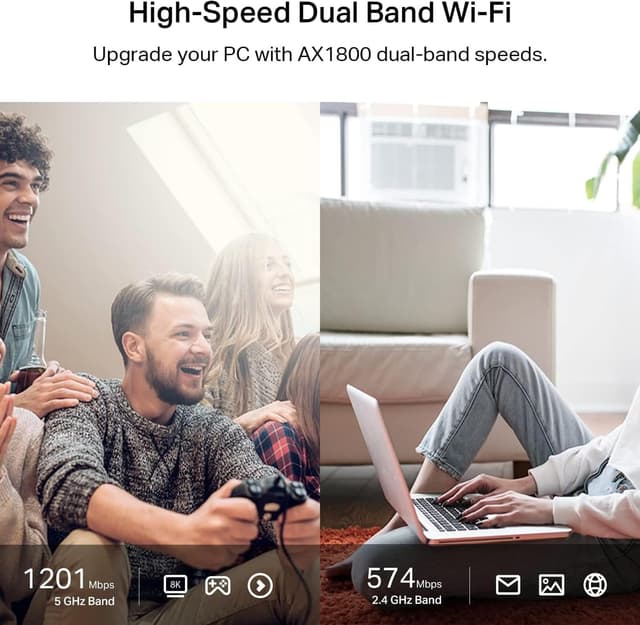 Thumbnail 2 de DBIT AX1800 USB WiFi 6 Adapter