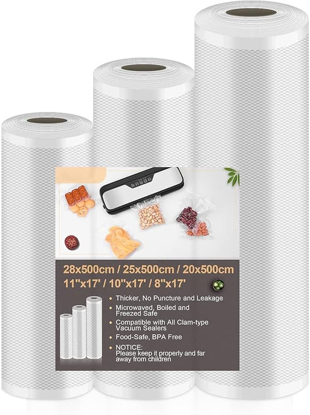 Imagen de Bolsas al Vacío 3 Rollos BPA Free para Conservación 🍽 en OfertitasTOP