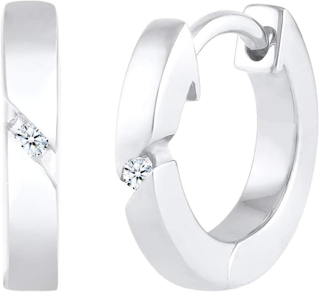 Detalle 2 de DIAMORE Elli DIAMONDS Creolen 0,03 ct. đ